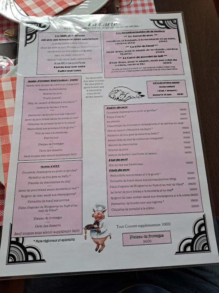 La taverne d'ches 3 piots coechons - Menu Image 1