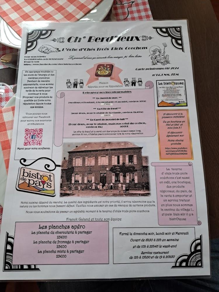 La taverne d'ches 3 piots coechons - Menu Image 2