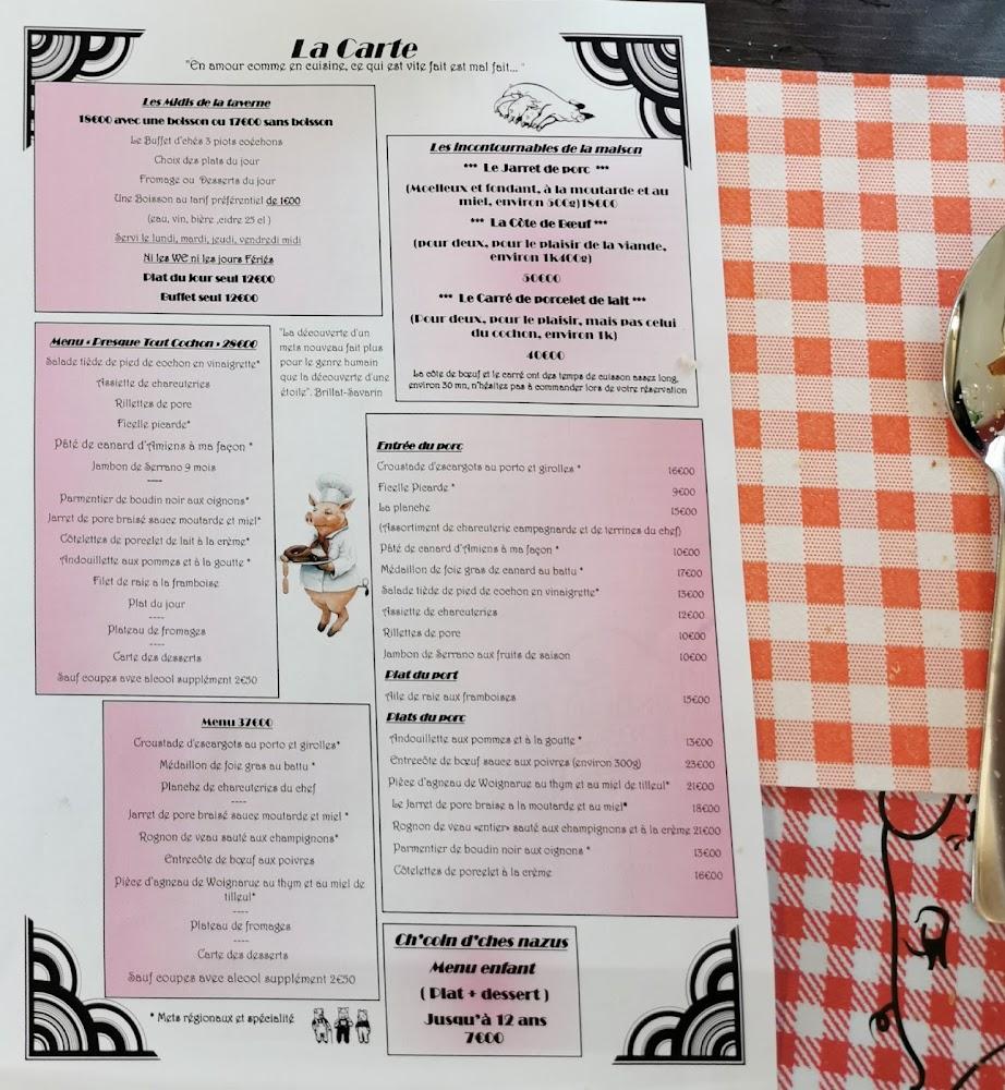 La taverne d'ches 3 piots coechons - Menu Image 3